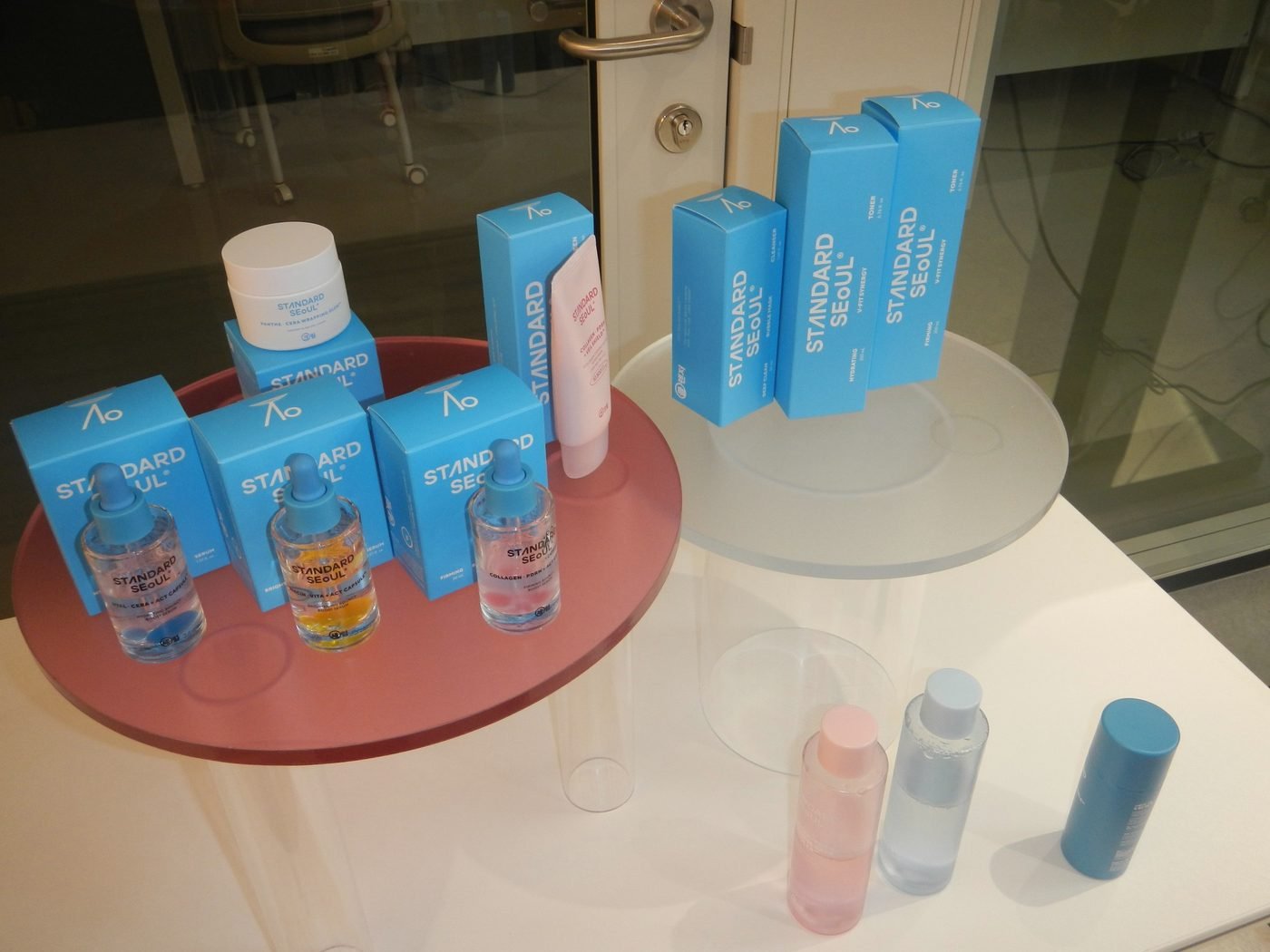 Productos de Standard Seoul usados en el taller